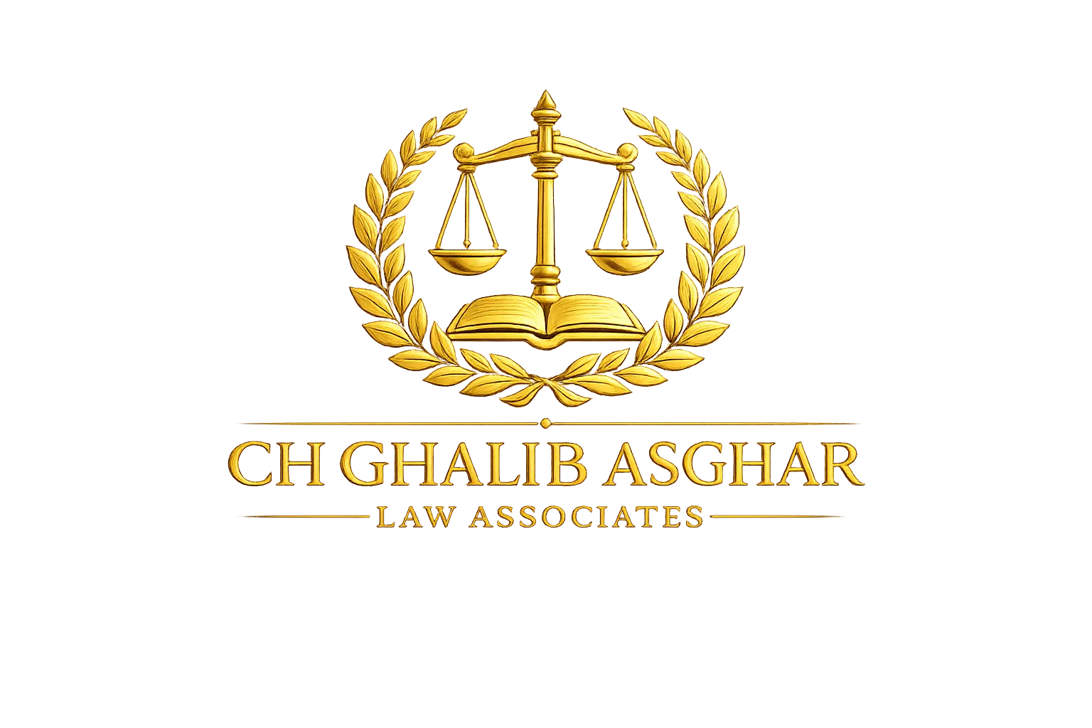 Ch Ghalib Asghar law firm website development project in Lahore, Pakistan